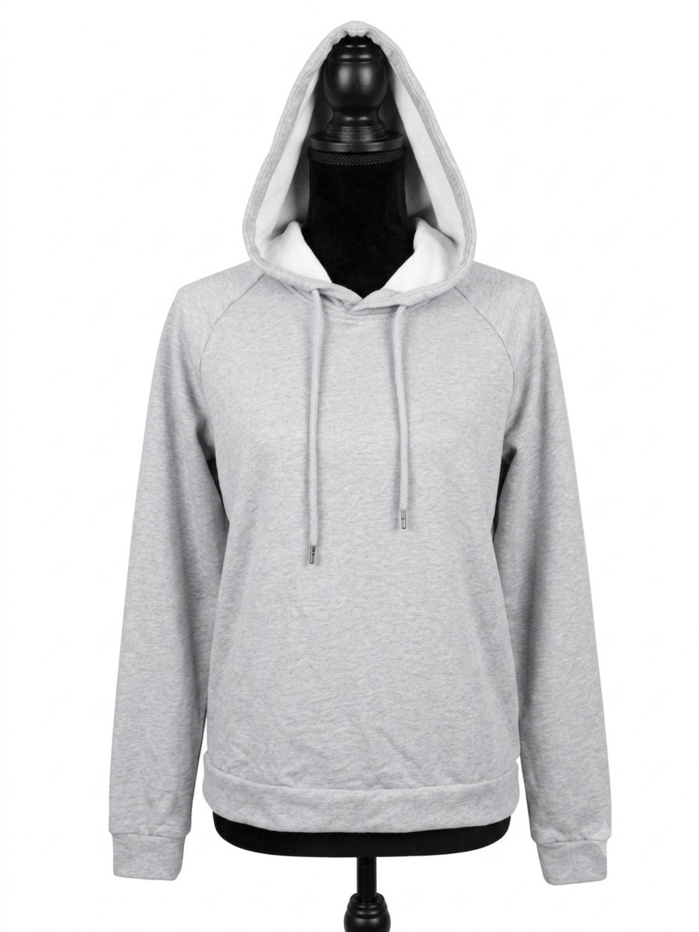 Helmut Lang Light Gray Men's Hoodie Sweatshirt